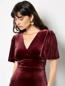 Apricot Damen Minikleid in rosenholz - Länge: kurz
