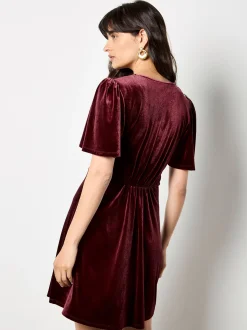 Apricot Damen Minikleid in rosenholz - Länge: kurz