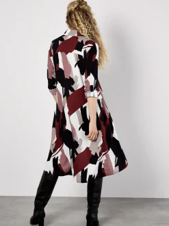 Apricot Damen Minikleid in rosenholz bordeaux