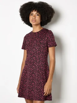 Apricot Damen Minikleid in rosenholz bordeaux