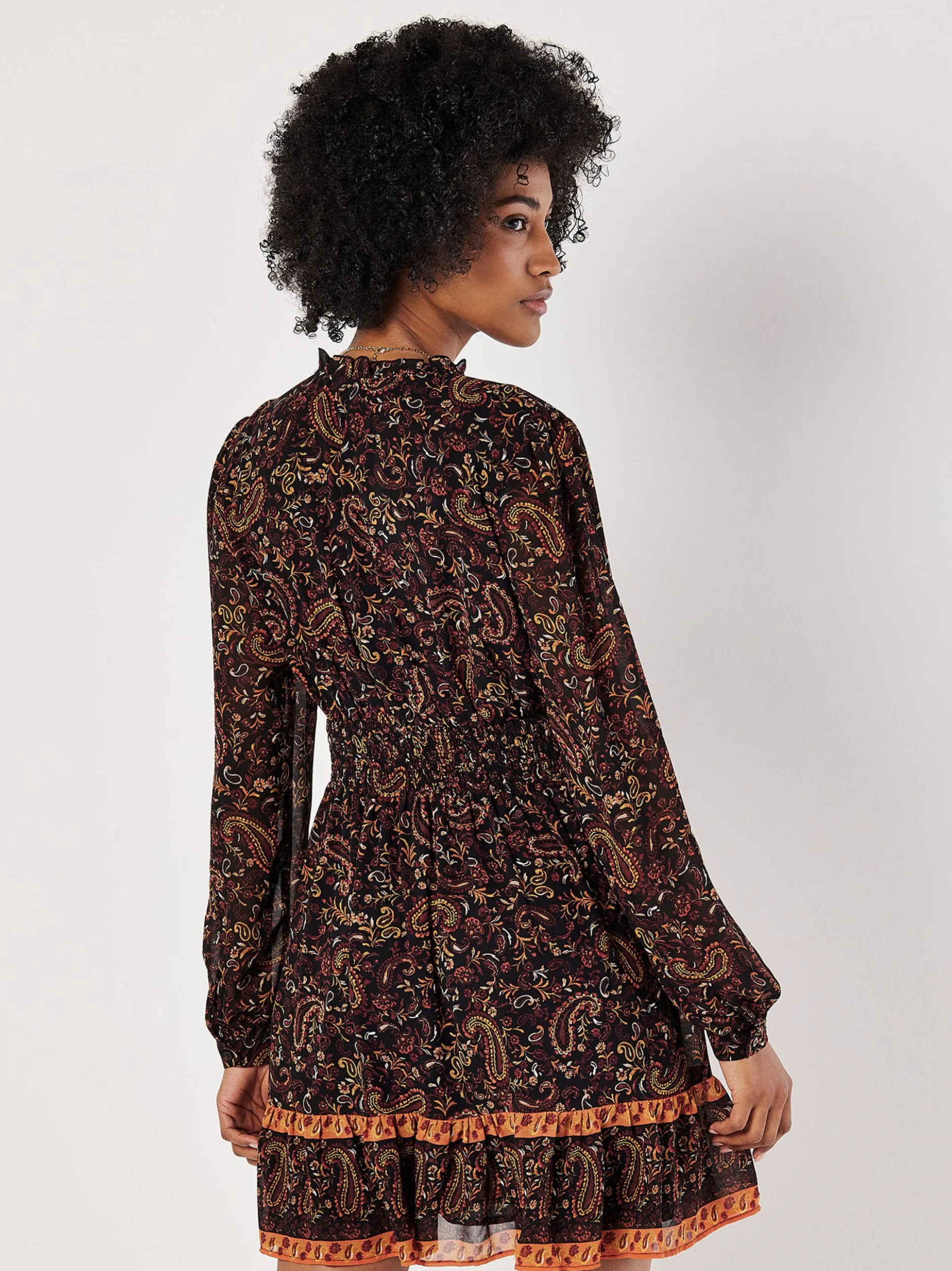 Apricot Damen Minikleid in schwarz - Länge: kurz