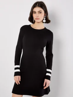 Apricot Damen Minikleid in schwarz - Länge: kurz
