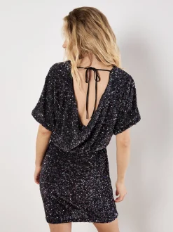 Apricot Damen Minikleid in schwarz mehrfarbig