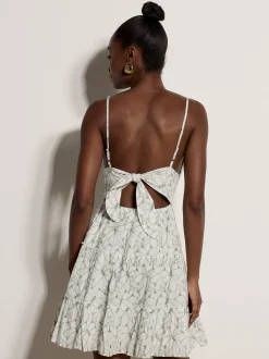 Apricot Damen Minikleid in weiß - Ausschnitt: Rundhals