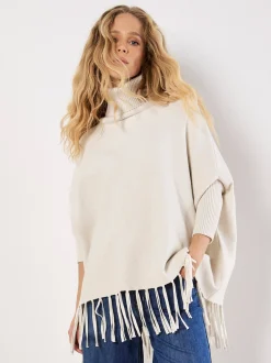 Apricot Damen Pullover in beige - Ärmel: langarm