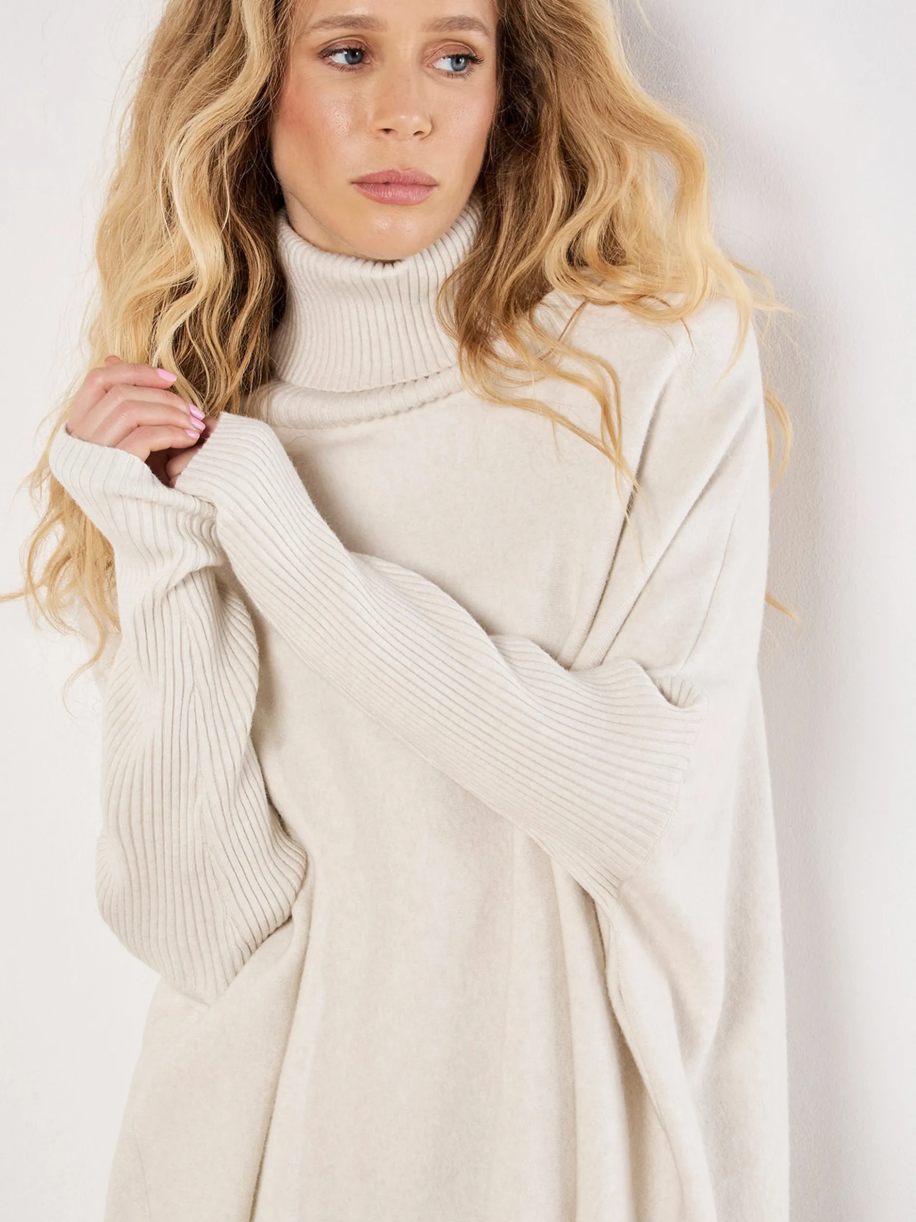 Apricot Damen Pullover in beige - Ärmel: langarm
