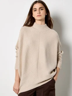 Apricot Damen Pullover in beige - Ausschnitt: Rundhals