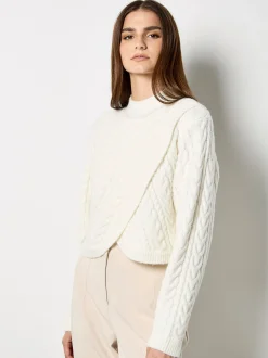 Apricot Damen Pullover in beige - Ärmel: langarm