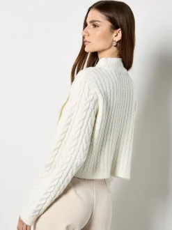 Apricot Damen Pullover in beige - Ärmel: langarm
