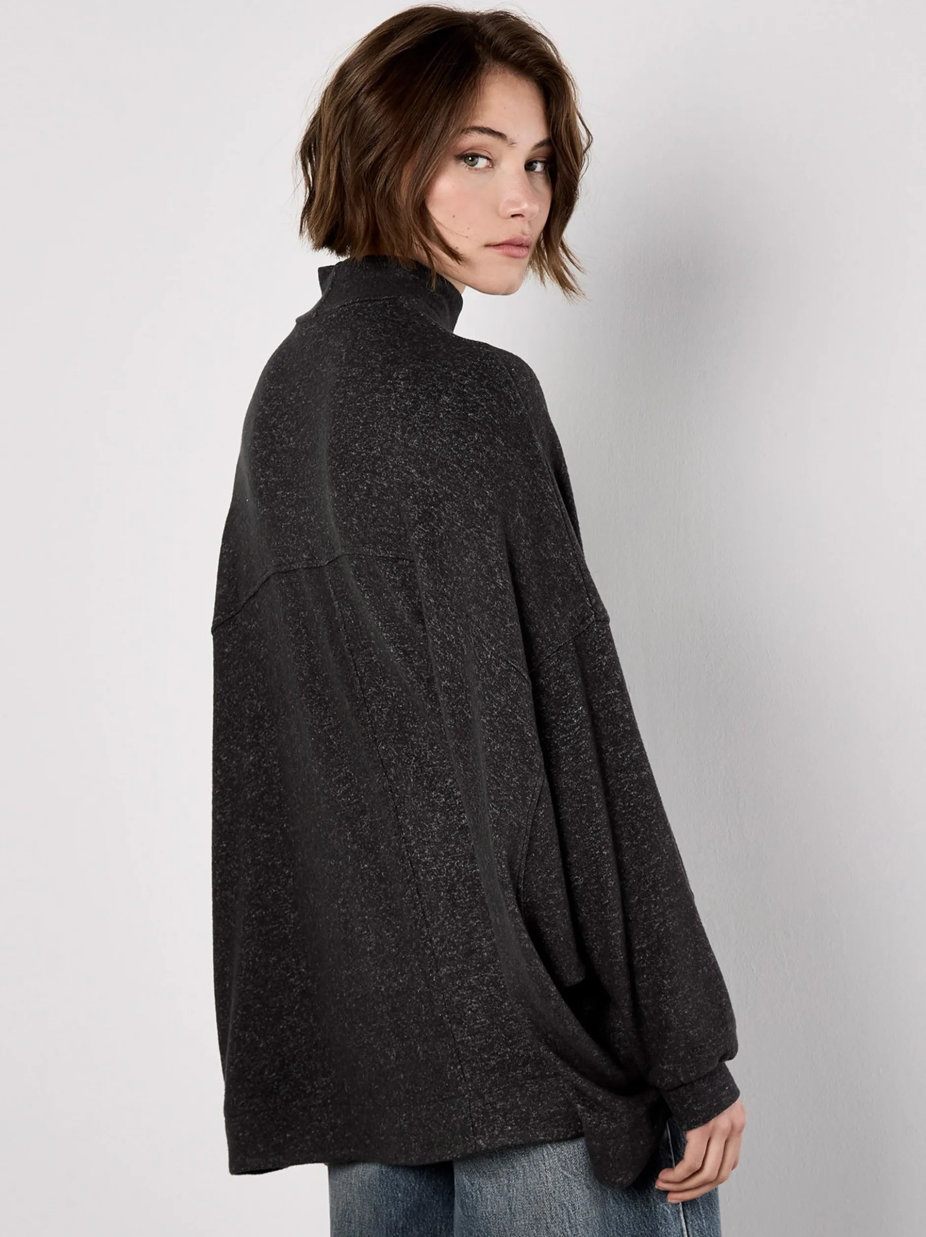 Apricot Damen Pullover in grau - Ärmel: langarm