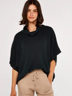 Apricot Damen Pullover in grün - Ausschnitt: Rollkragen