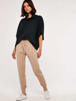Apricot Damen Pullover in grün - Ausschnitt: Rollkragen