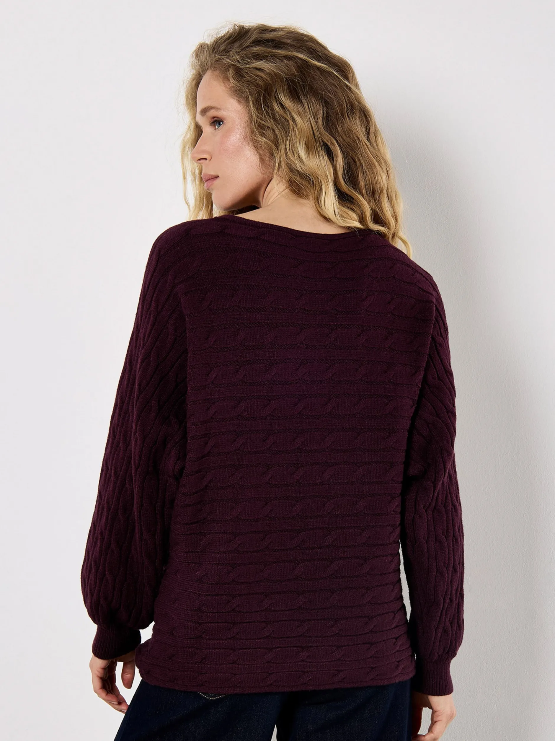 Apricot Damen Pullover in lila purple - Ärmel: langarm