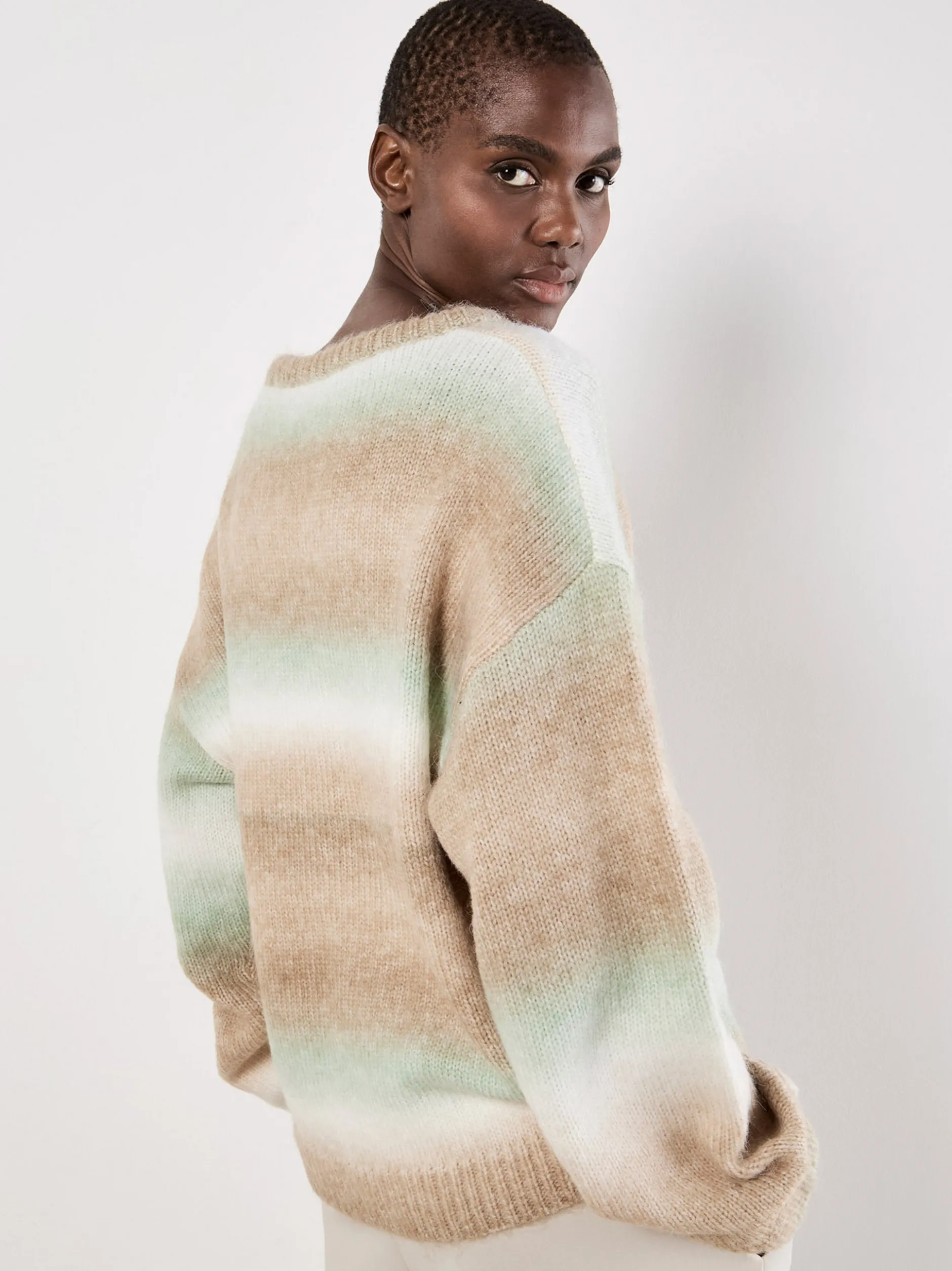 Apricot Damen Pullover in mehrfarbig grün