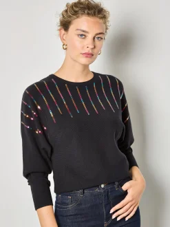 Apricot Damen Pullover in mehrfarbig - Ärmel: langarm