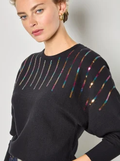 Apricot Damen Pullover in mehrfarbig - Ärmel: langarm