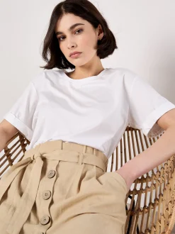 Apricot Damen Rock in beige - Länge: kurz