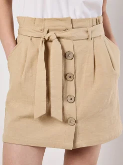 Apricot Damen Rock in beige - Länge: kurz
