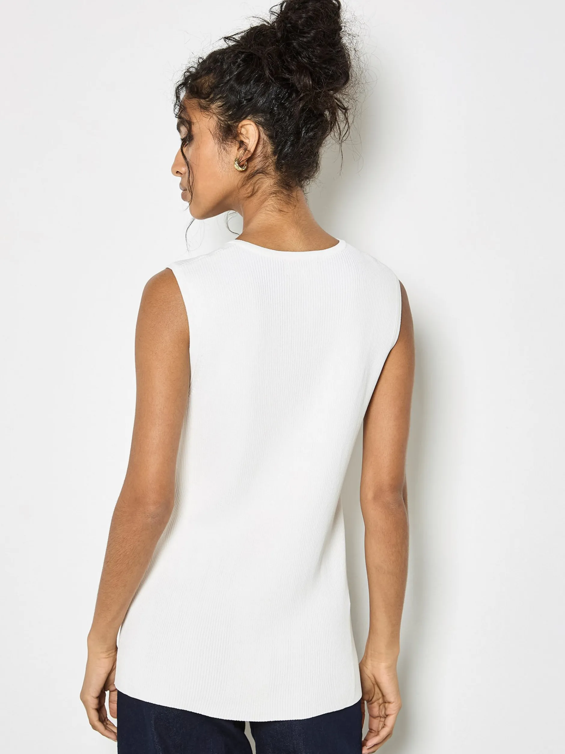 Apricot Damen Strickweste in beige ecru