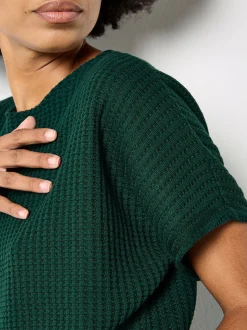 Apricot Damen T-Shirt in grün - Ausschnitt: Rundhals