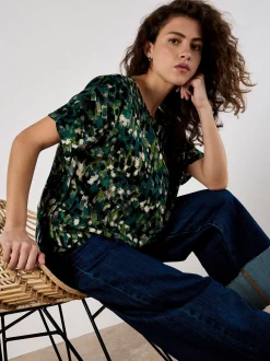 Apricot Damen T-Shirt in grün - Ärmel: kurzarm