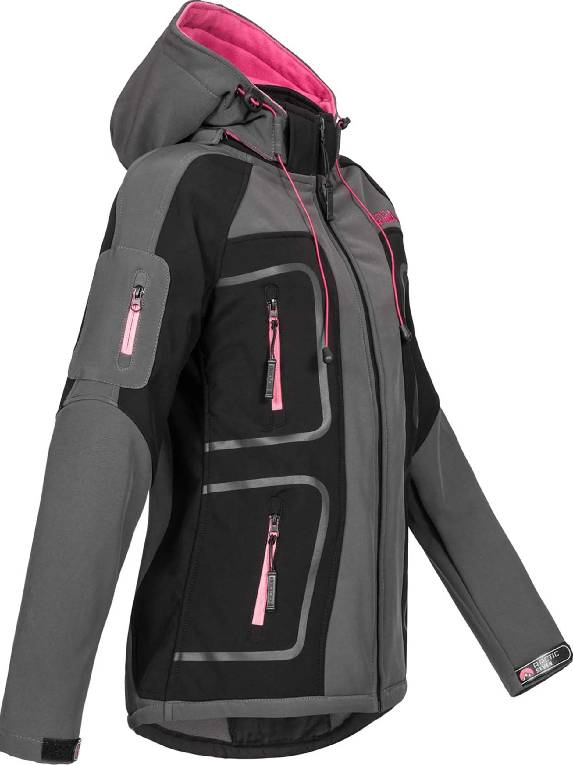 Arctic Seven Damen Softshelljacke - ASCelina in grau