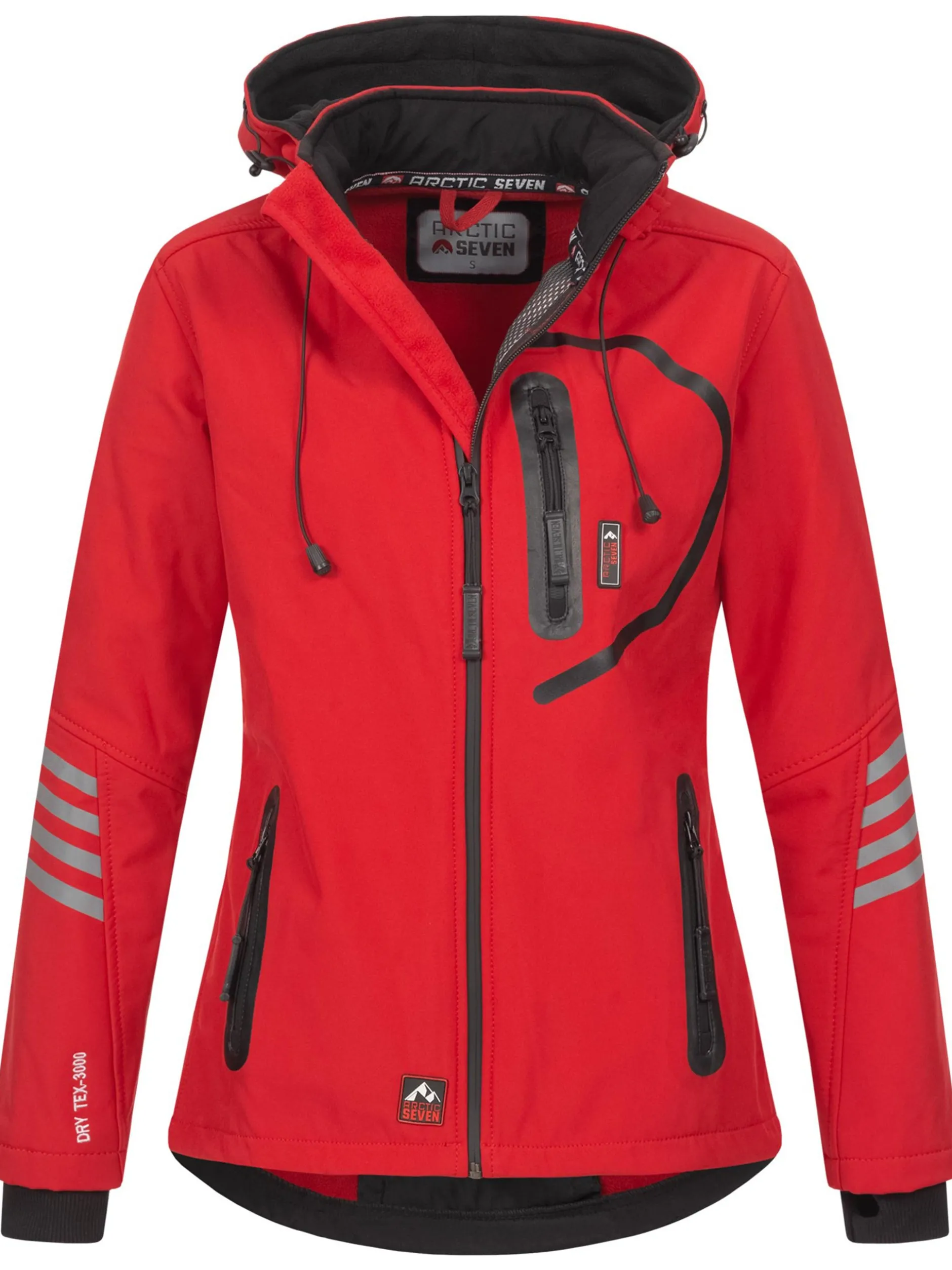 Arctic Seven Damen Softshelljacke - ASNicolia in rot