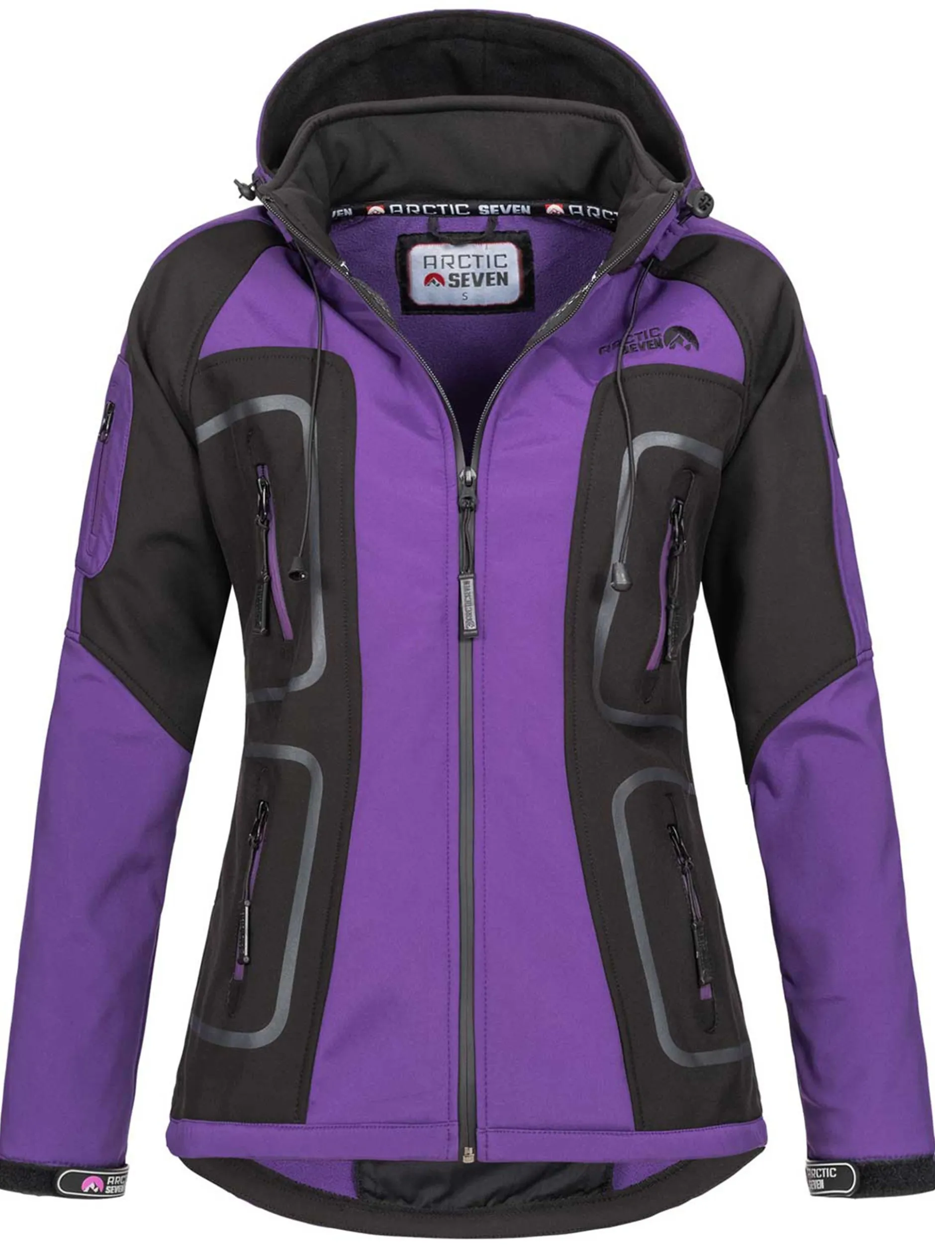 Arctic Seven Damen Softshelljacke - ASCelina in lila