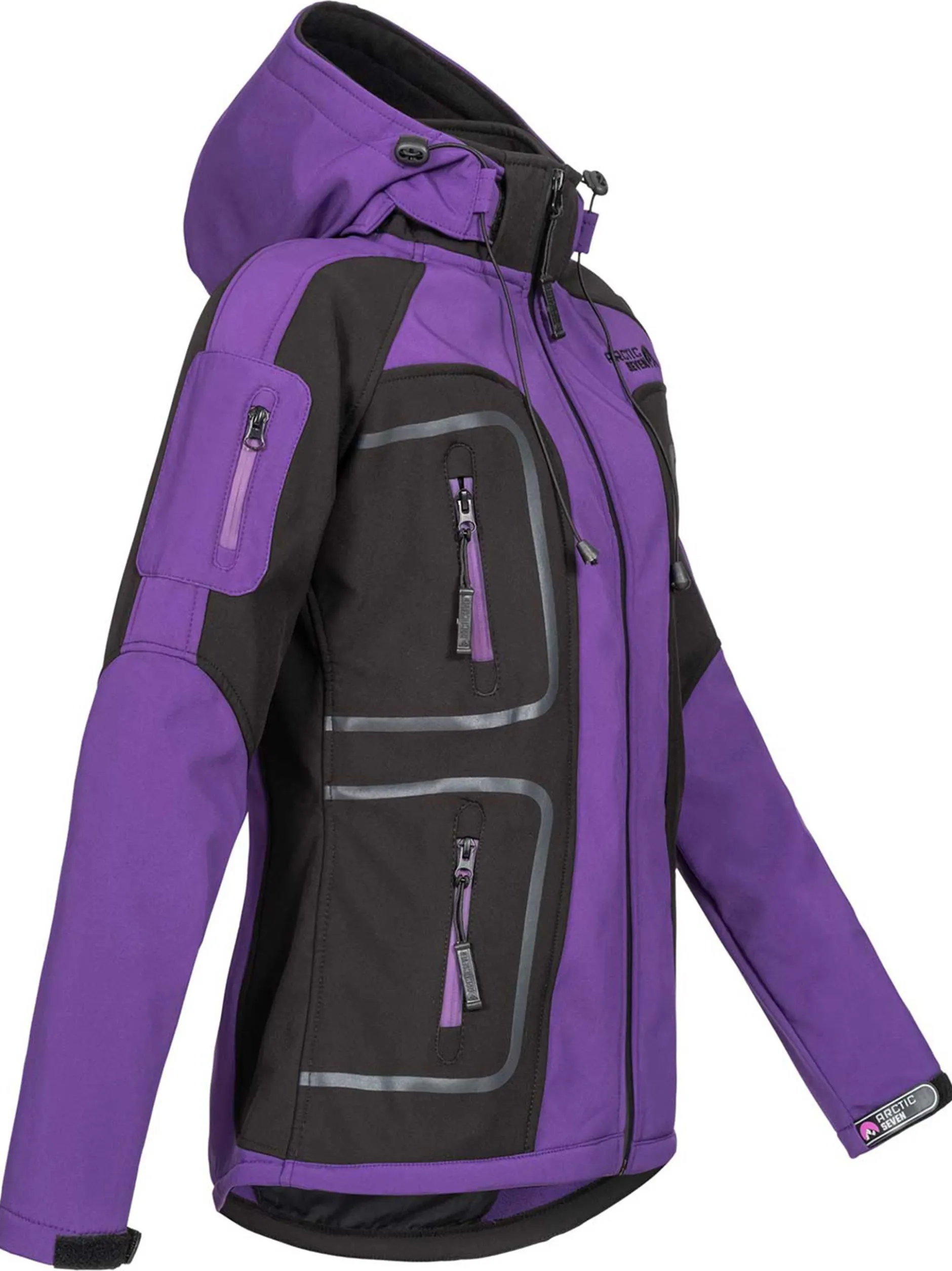 Arctic Seven Damen Softshelljacke - ASCelina in lila