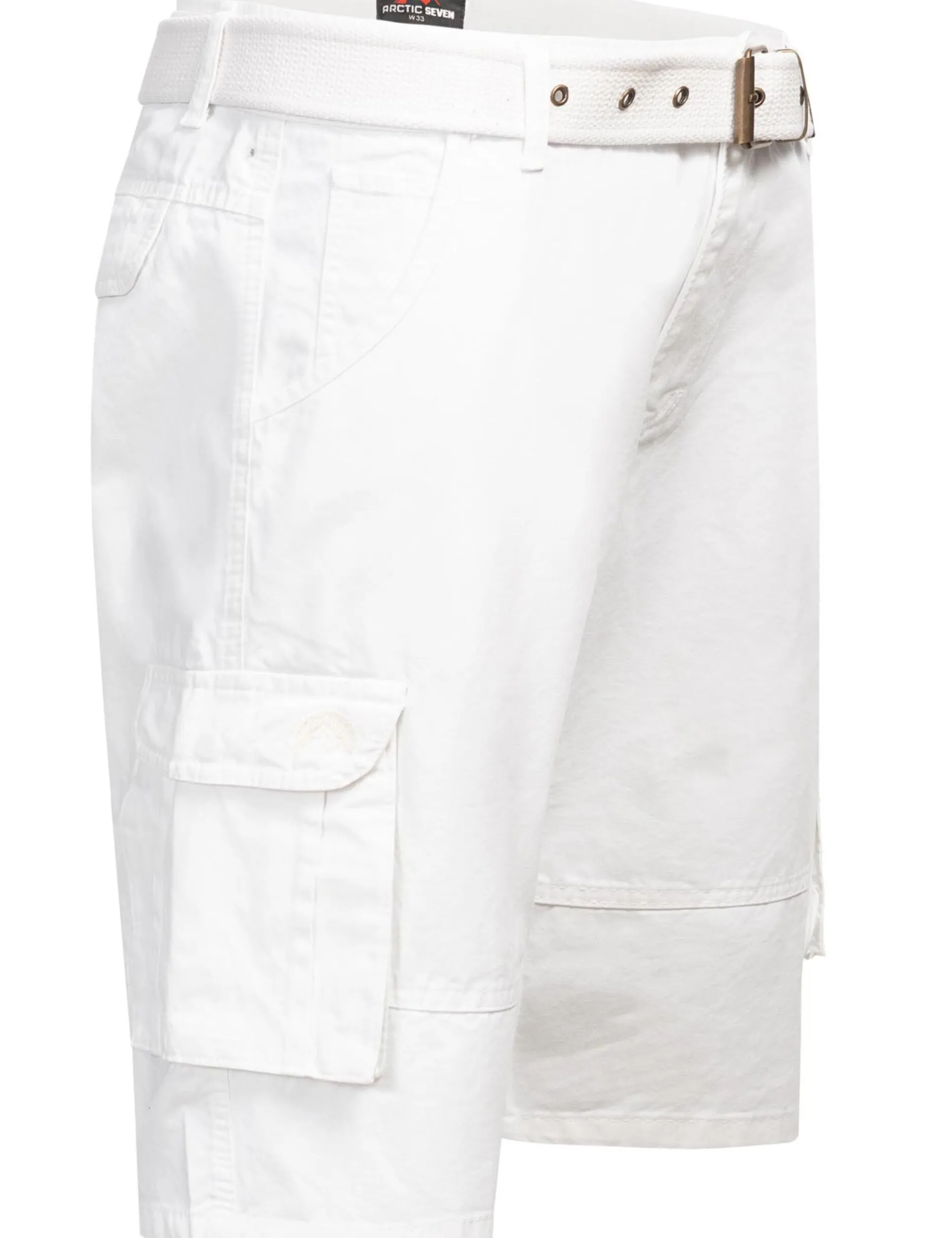 Arctic Seven Herren Cargoshorts - in weiß