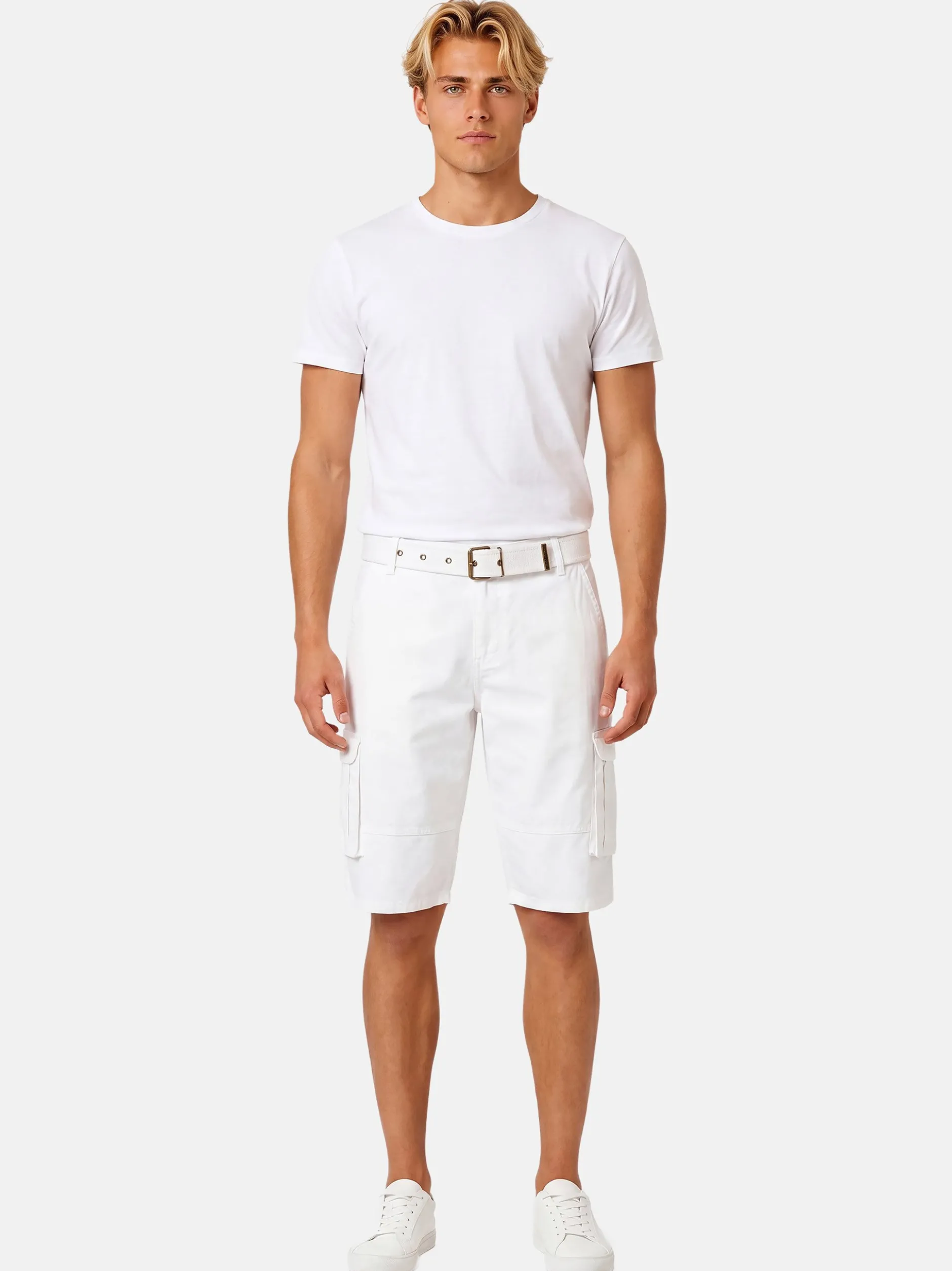 Arctic Seven Herren Cargoshorts - in weiß