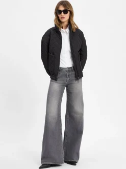 Armani Exchange Damen Steppjacke in schwarz