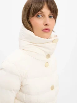 Armani Exchange Damen Steppjacke in ecru