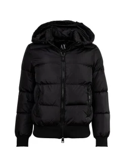 Armani Exchange Damen Steppjacke in schwarz