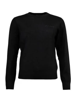 Armani Exchange Damen Strickpullover in schwarz