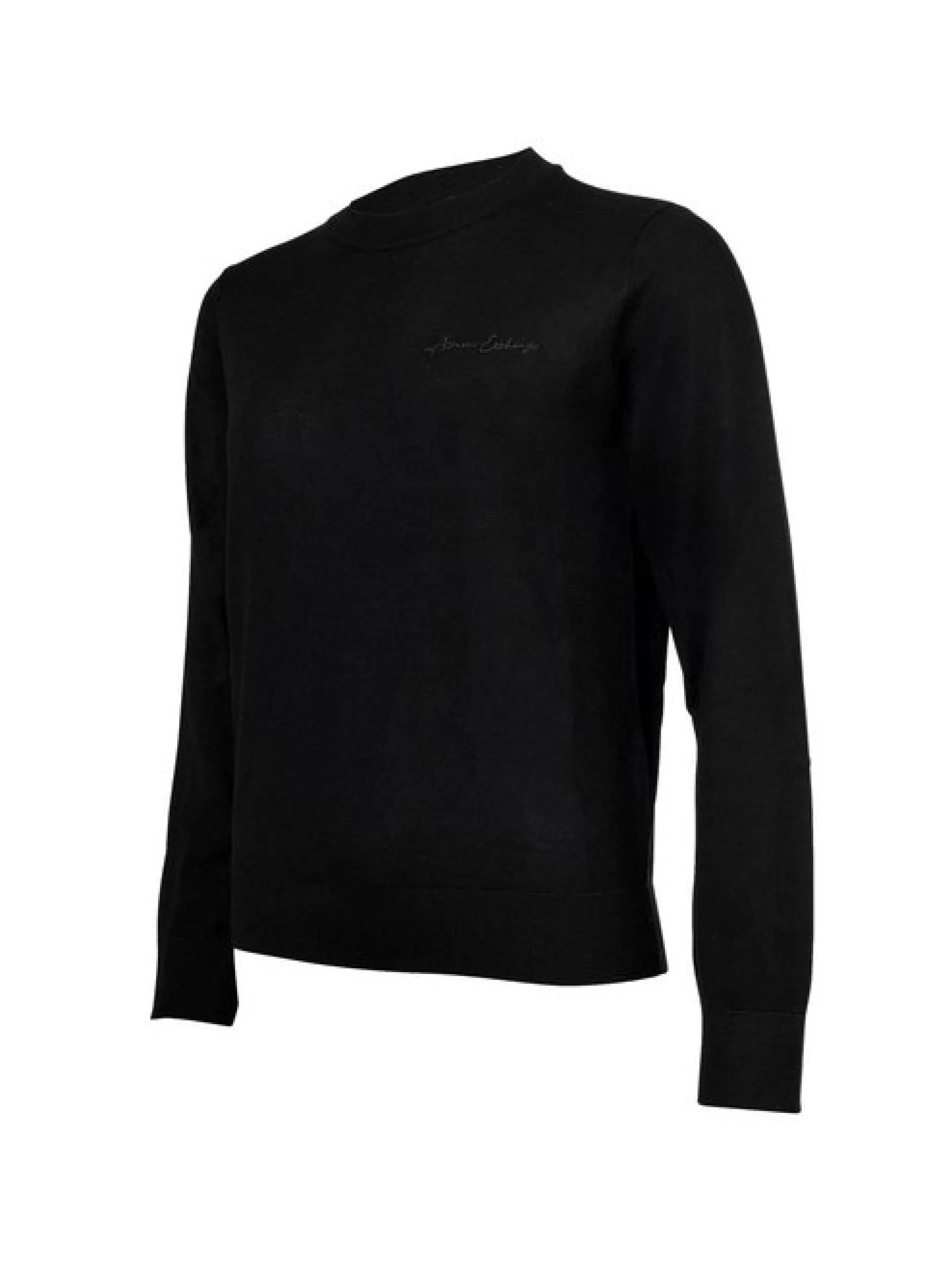 Armani Exchange Damen Strickpullover in schwarz