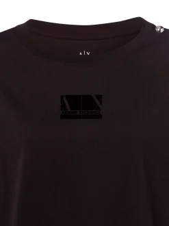 Armani Exchange Damen T-Shirt in schwarz