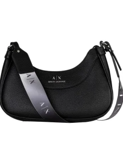 Armani Exchange Damen Umhängetasche in schwarz
