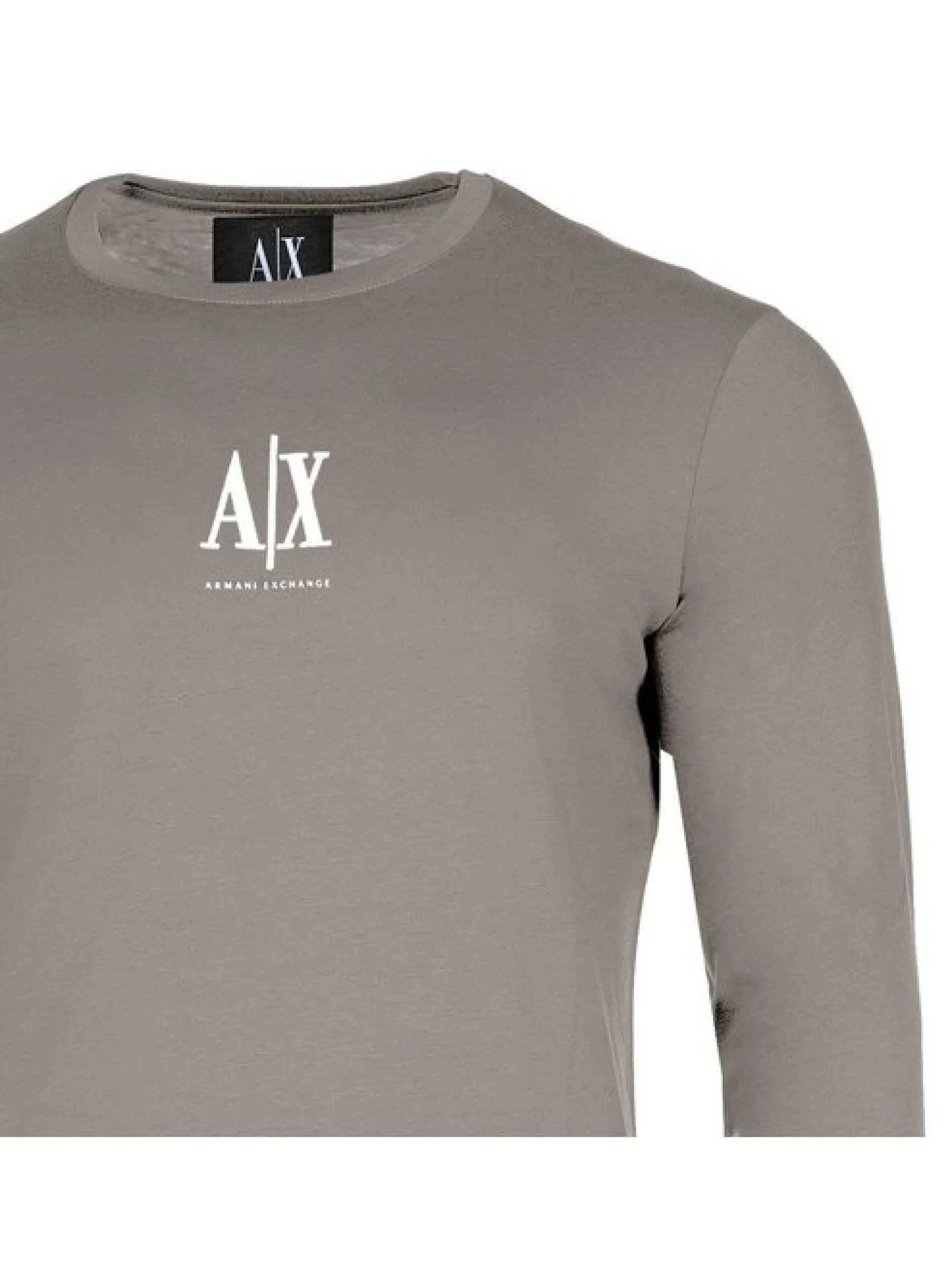 Armani Exchange Herren Longsleeve 1er Pack in beige