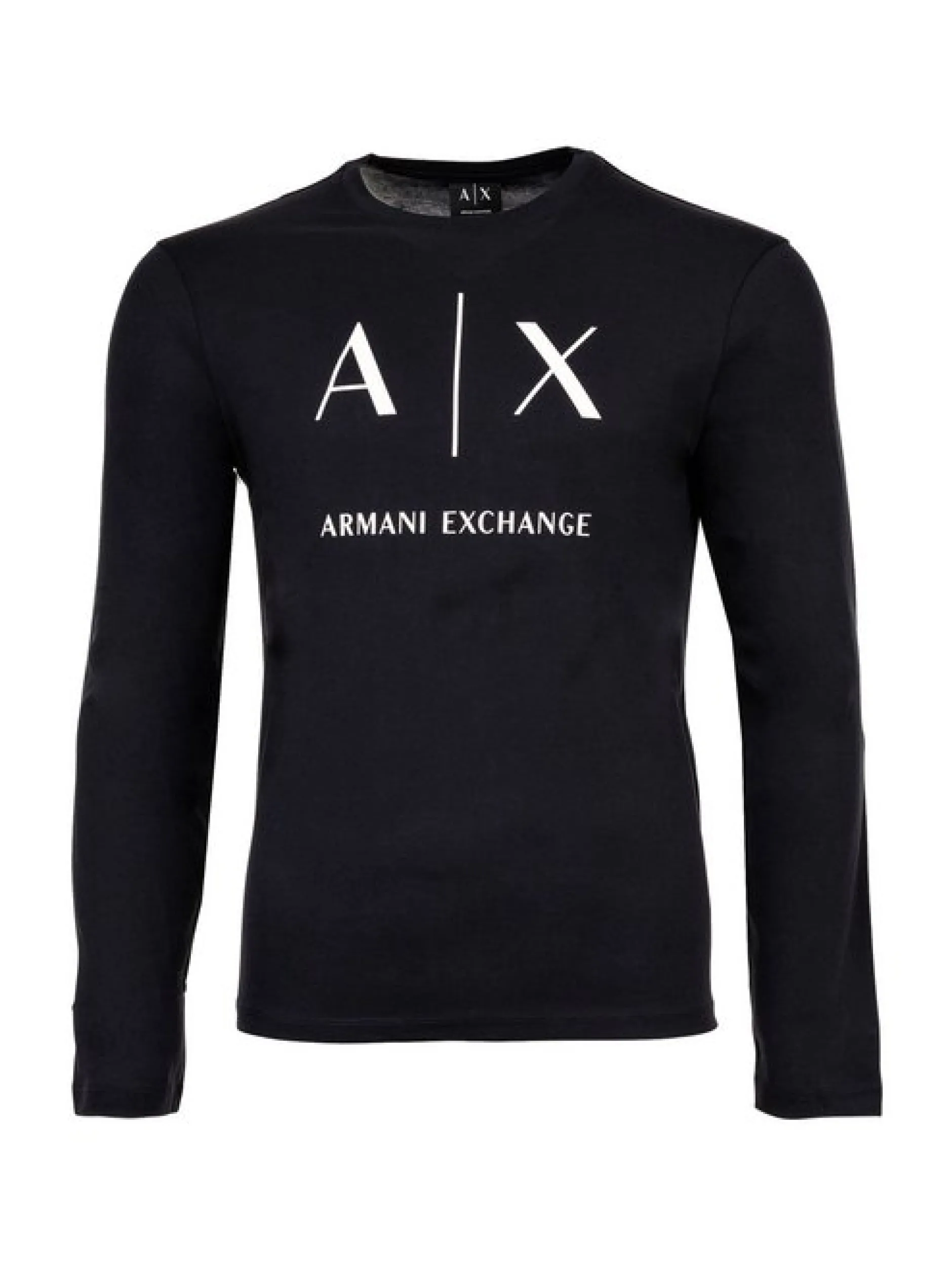 Armani Exchange Herren Longsleeve 1er Pack in blau