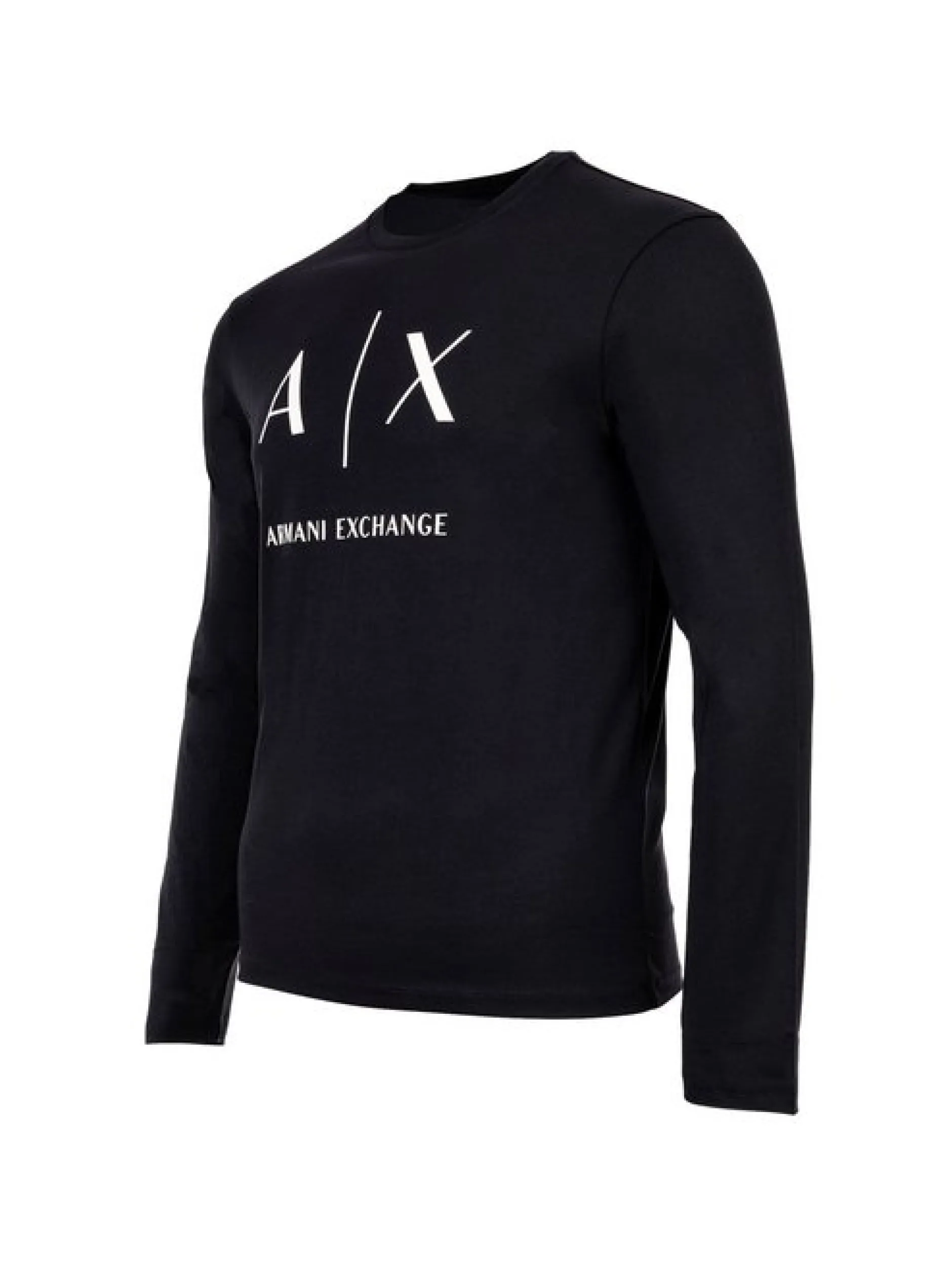 Armani Exchange Herren Longsleeve 1er Pack in blau