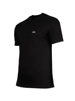 Armani Exchange Herren T-Shirt 1er Pack in schwarz