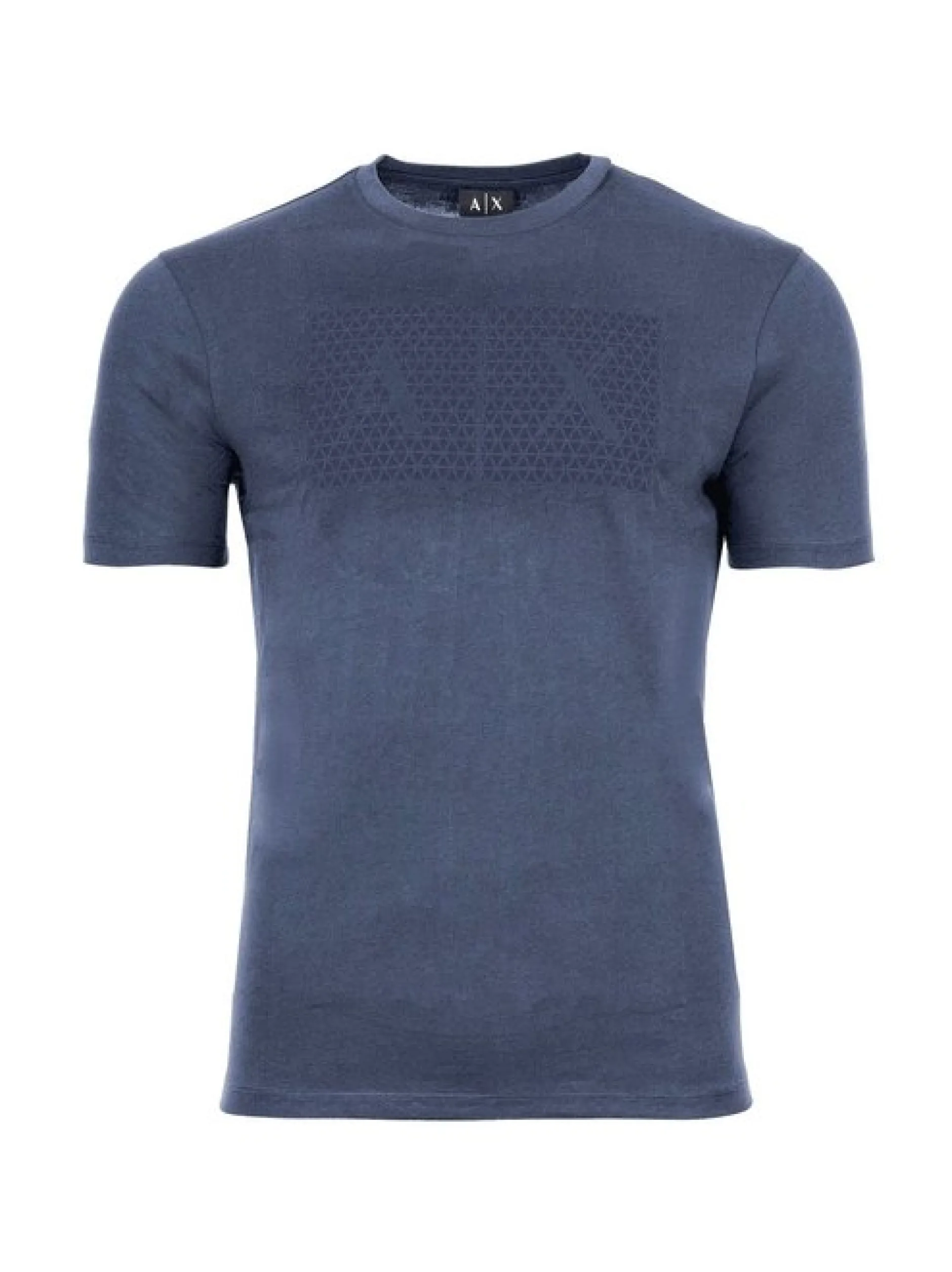 Armani Exchange Herren T-Shirt in blau - Ärmel: kurzarm