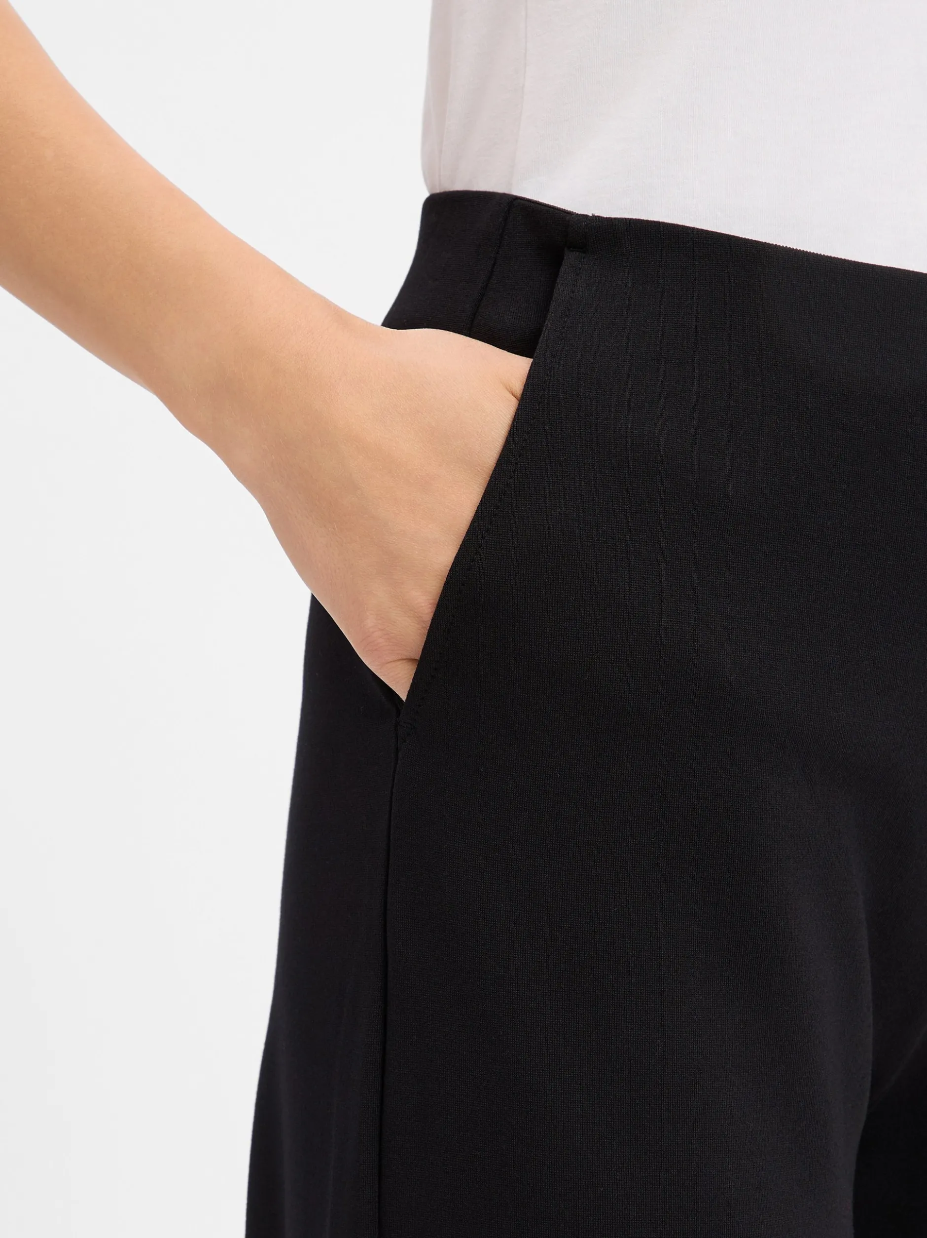 ARMEDANGELS Damen Hose in schwarz - Länge: lang