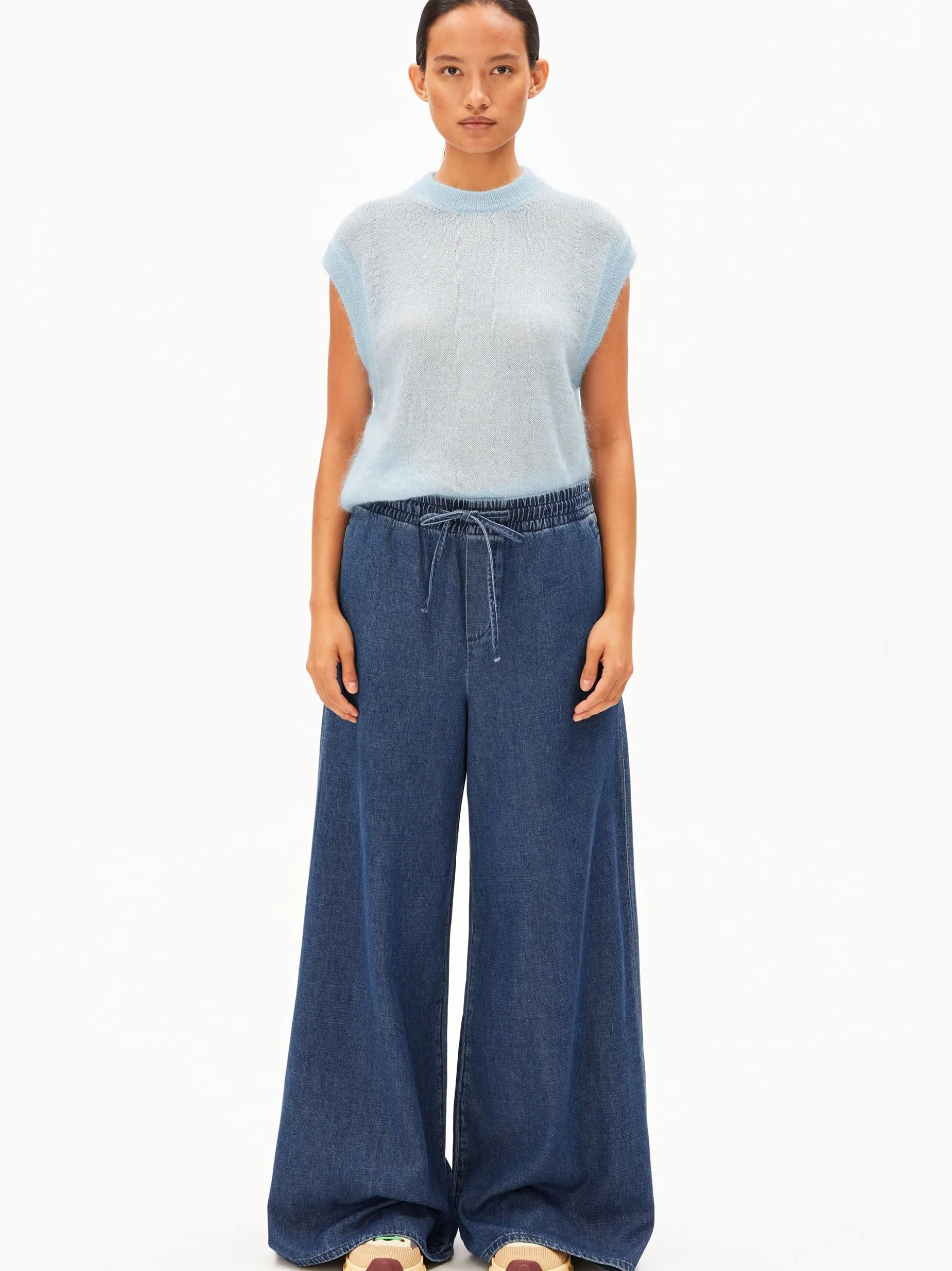 ARMEDANGELS Damen Jeans - Kelaani in medium stone