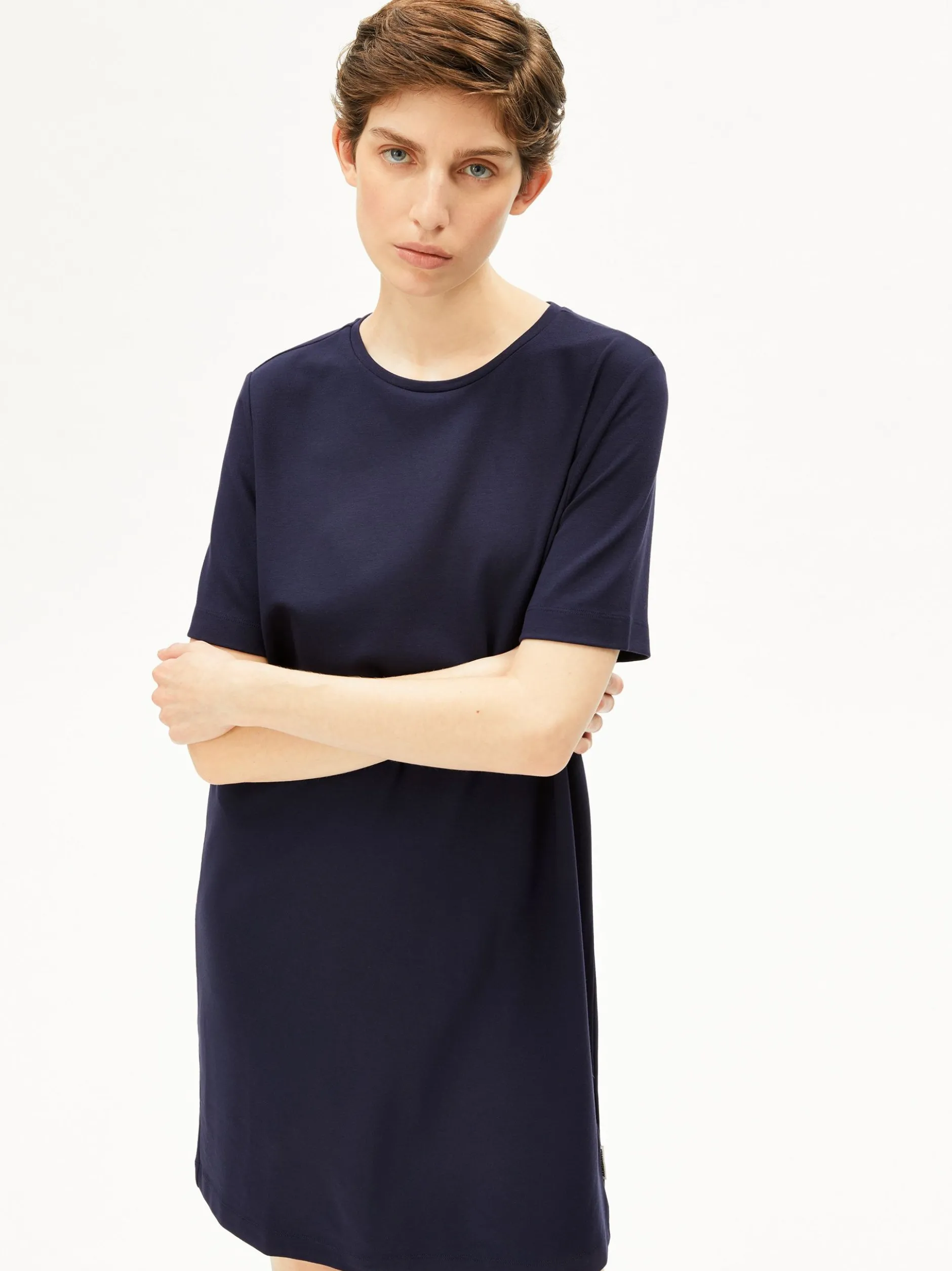 ARMEDANGELS Damen Jerseykleid - Maariliana in marine