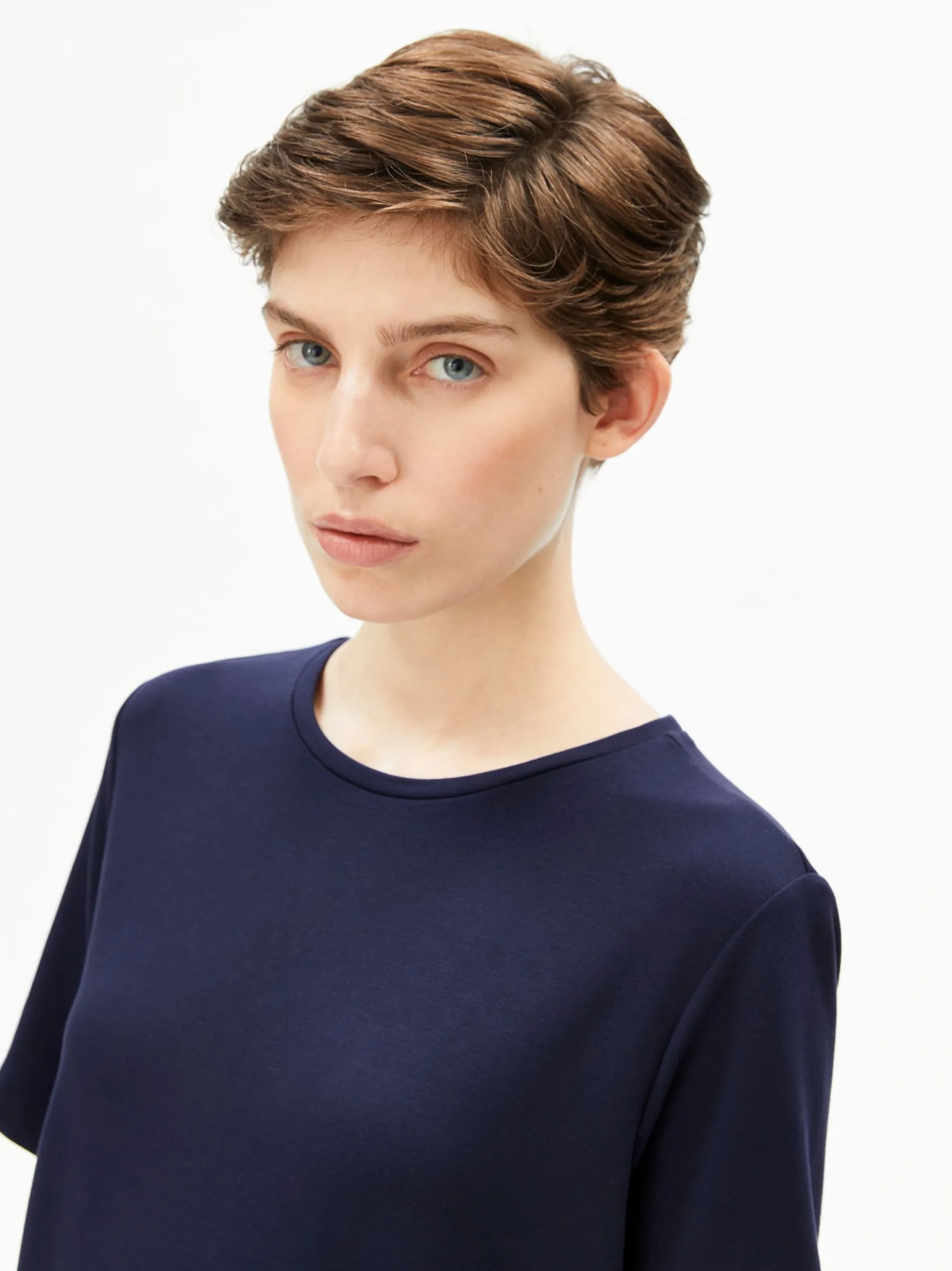ARMEDANGELS Damen Jerseykleid - Maariliana in marine