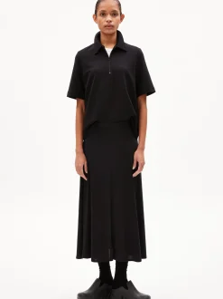 ARMEDANGELS Damen Jerseyrock - Ileniaa Laraa in schwarz