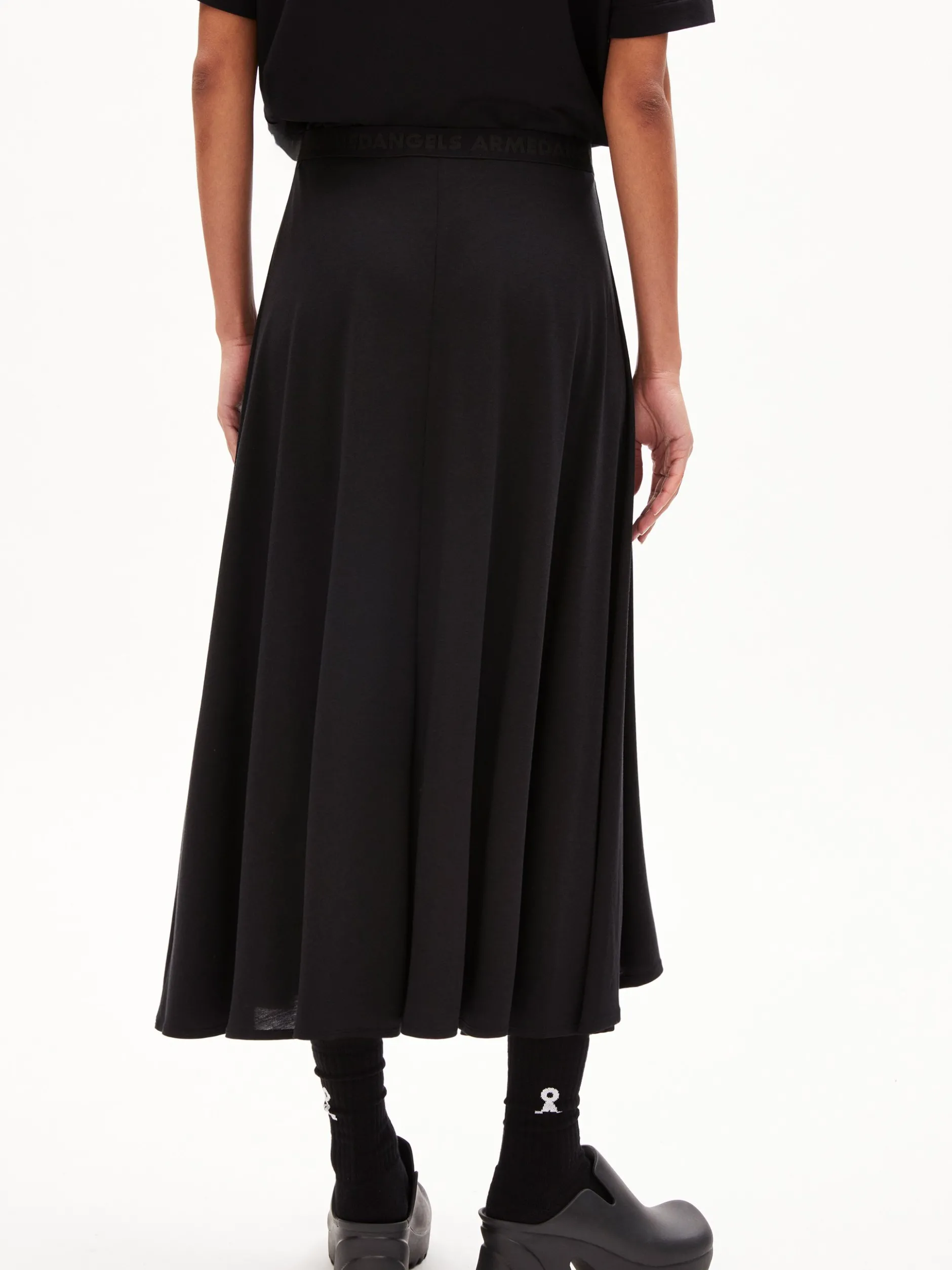 ARMEDANGELS Damen Jerseyrock - Ileniaa Laraa in schwarz