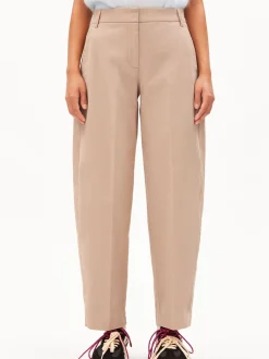ARMEDANGELS Damen Stoffhose - Barrel in braun
